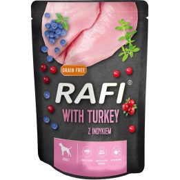 DOLINA NOTECI RAFI - Cibo umido per cani - tacchino mirtillo mirtillo rosso 300 g