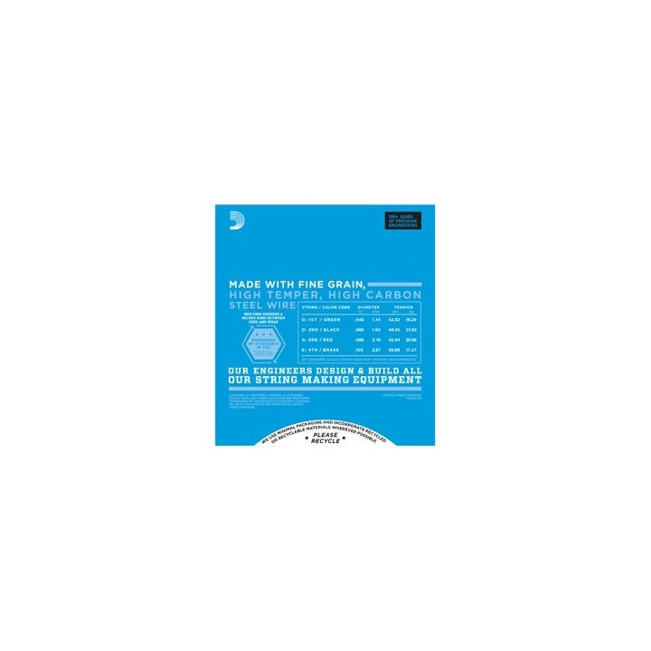 D'Addario EXL165 - bass guitar strings (45–105)