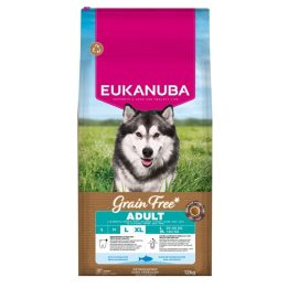 EUKANUBA Senza cereali Adulto Grande Pesce oceanico - cibo secco per cani - 12kg