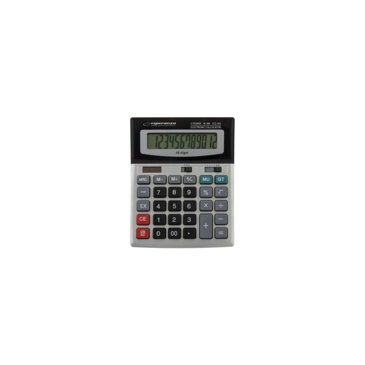 Esperanza ECL103 Calcolatrice Da scrivania Basic Nero Grigio