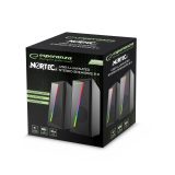Esperanza EGS106 Altoparlanti 2.0 LED nero 6W