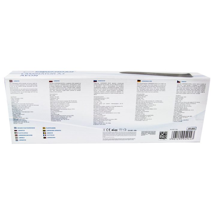 Esperanza EFL003 Plastificatrice Freddo/caldo 250 mm/min nero