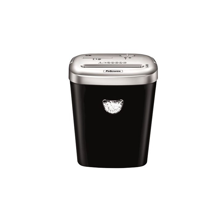 Fellowes 53C trituratore di carta taglio incrociato 22 cm nero