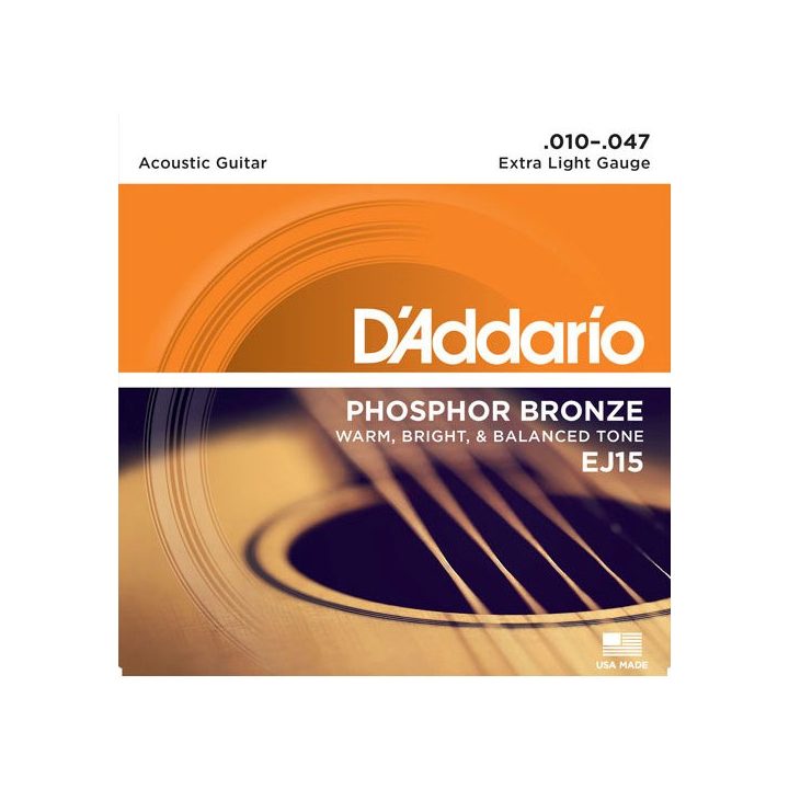 D'Addario EJ15 - acoustic guitar strings (10-47)