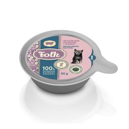 FOLK Kitten Delicate piatto di agnello - cibo umido per gatti - 85g