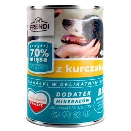 FRENDI con bocconcini di pollo in salsa delicata - cibo umido per cani - 400g