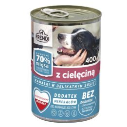 FRENDI con bocconcini di vitello in salsa delicata - cibo umido per cani - 400g
