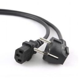 Gembird PC-186-VDE-10M cavo di alimentazione nero accoppiatore CEE7/4 C14