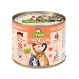 GRANATAPET DeliCATessen Vitello e coniglio - cibo umido per gatti - 200g