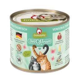 GRANATAPET DeliCATessen Cervo e tonno - cibo umido per gatti - 200g