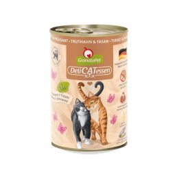 Granatapet DeliCatessen Tacchino & Fagiano – cibo umido per gatti 400 g