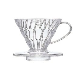 HARIO V60-01 Gocciolatoio plastica trasparente