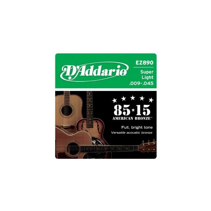 D'Addario EZ890 - acoustic guitar strings (09-45)