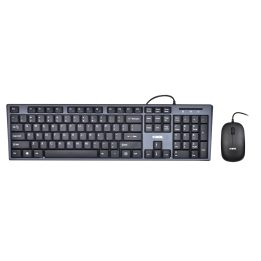 iBox IKMS606 tastiera mouse incluso home USB QWERTY UK inglese nero