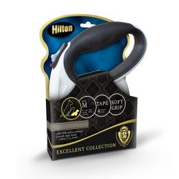 HILTON Smart dog M (20kg) - guinzaglio retrattile - bianco-nero - 4 m
