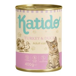 KATIDO Tacchino con anatra - cibo umido per gatti - 400g