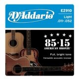 D'Addario EZ910 - acoustic guitar strings (11–52)