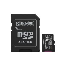 Kingston Technology 128GB microSDXC Canvas Select Plus Gen3 150MB/s A1 Scheda + Adattatore
