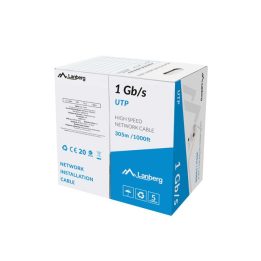 LANBERG LAN UTP 1GB/S 305M WIRE CCA GRIGIO