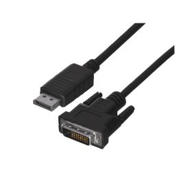 Lanberg CA-DPDV-10CU-0010-BK adattatore cavo video 1 m DisplayPort DVI-D nero