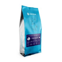 LINCOLN Ultra premium Large Agnello con maiale - cibo secco per cani - 12kg