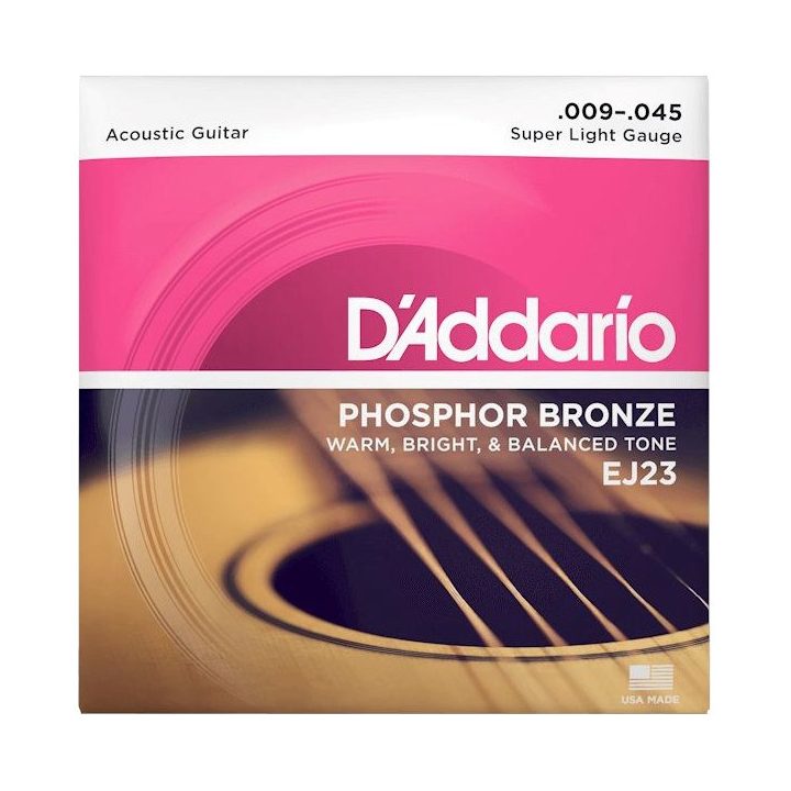 D'Addario EJ23 - acoustic guitar strings (9 - 45)
