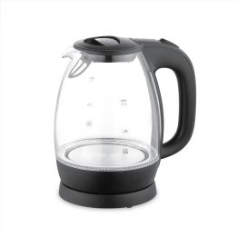Maestro MR-063-Black Bollitore elettrico in vetro 1 7 L