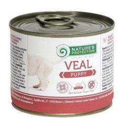 NATURE'S PROTECTION Puppy Vitello - cibo umido per cuccioli - 200 g