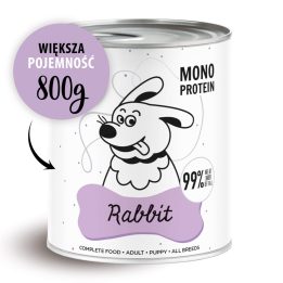 PAKA ZWIERZAKA Pepe Coniglio - cibo umido per cani - 800g
