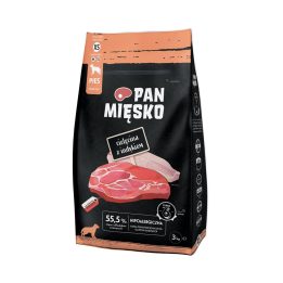 PAN MIĘSKO Vitello con tacchino XS - cibo secco per cani - 3kg