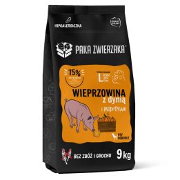 PAKA ZWIERZAKA Maiale con zucca L - cibo secco cani - 9kg
