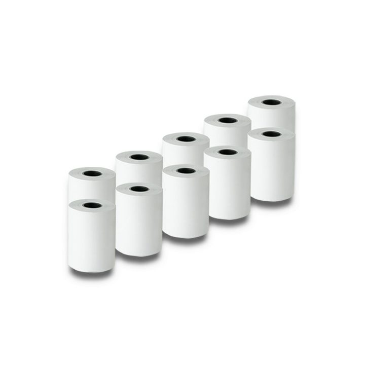 Qoltec 51896 Rotolo termico 57 x 20 | 55g / m2 | 10 pezzi | senza BPA