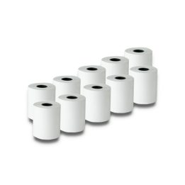 Qoltec 51900 rotolo termico 57 x 27 | 55g / m2 | 10 pz. | senza BPA