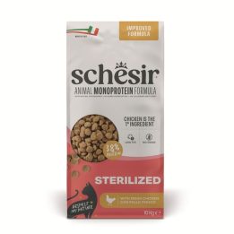 SCHESIR Animal Mono Protein Formula Sterilized pollo – cibo secco per gatti – 10 kg