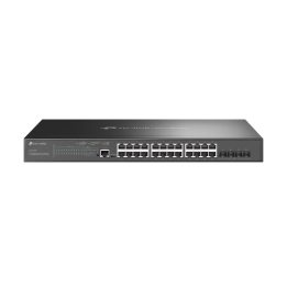 TP-Link Switch gestito Omada 24 porte Gigabit e 4 porte 10GE SFP+ L2+ con 24 porte PoE+