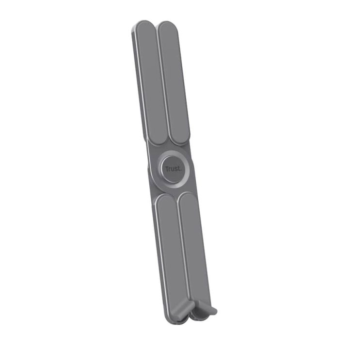 Trust Macy Supporto laptop Metallo Pieghevole Grigio