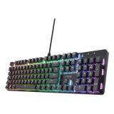 Trust GXT 871 Zora QWERTY US Inglese - tastiera gaming USB (nera)