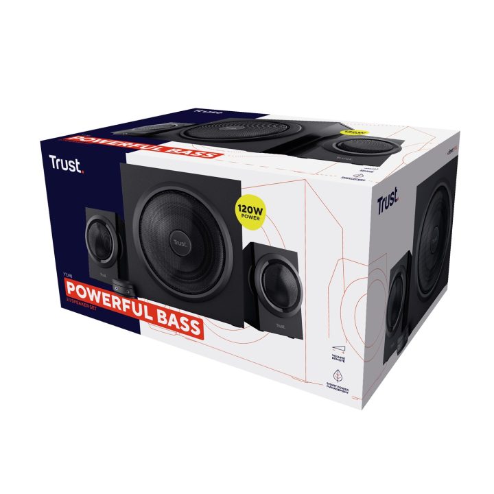 Trust Yuri set di altoparlanti 60 W Universal nero 2.1 canali 1-via 15 W