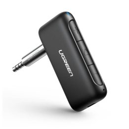 Ugreen CM276 Bluetooth 5.0 ricevitore audio adattatore jack AUX nero