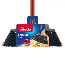 Scopa VILEDA 2in1 Giardino Esterna (rossa/gialla)