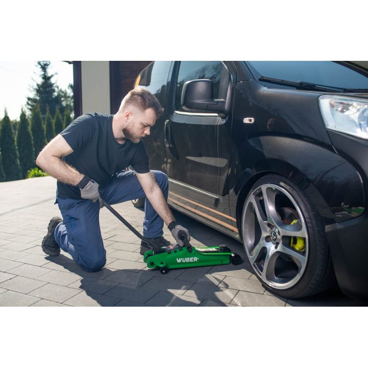 Cric auto a profilo basso 80–375 mm 2.5 t W22002 WUBER