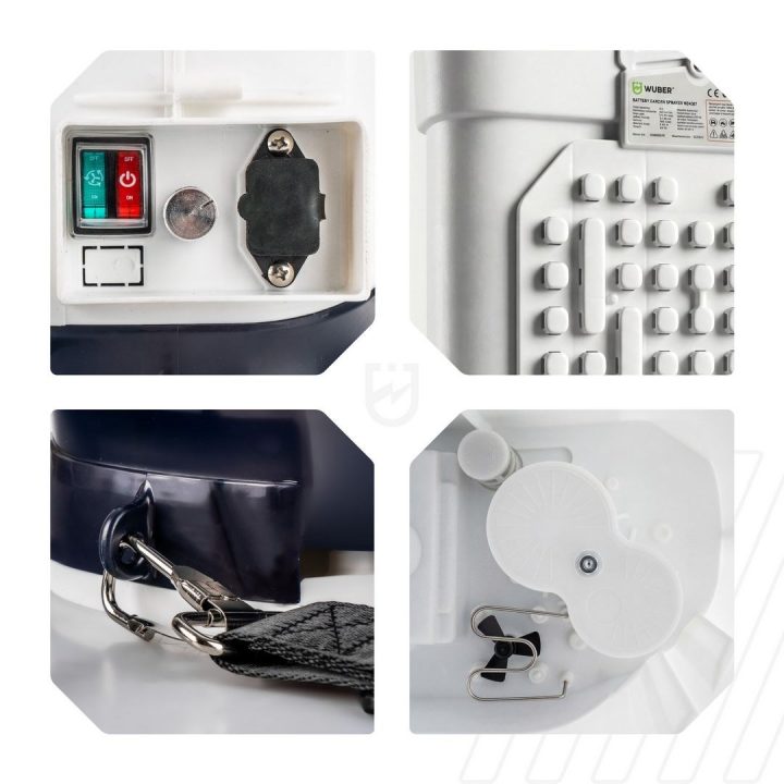 Nebulizzatore a zaino cordless 16 L con miscelatore W24007 WUBER