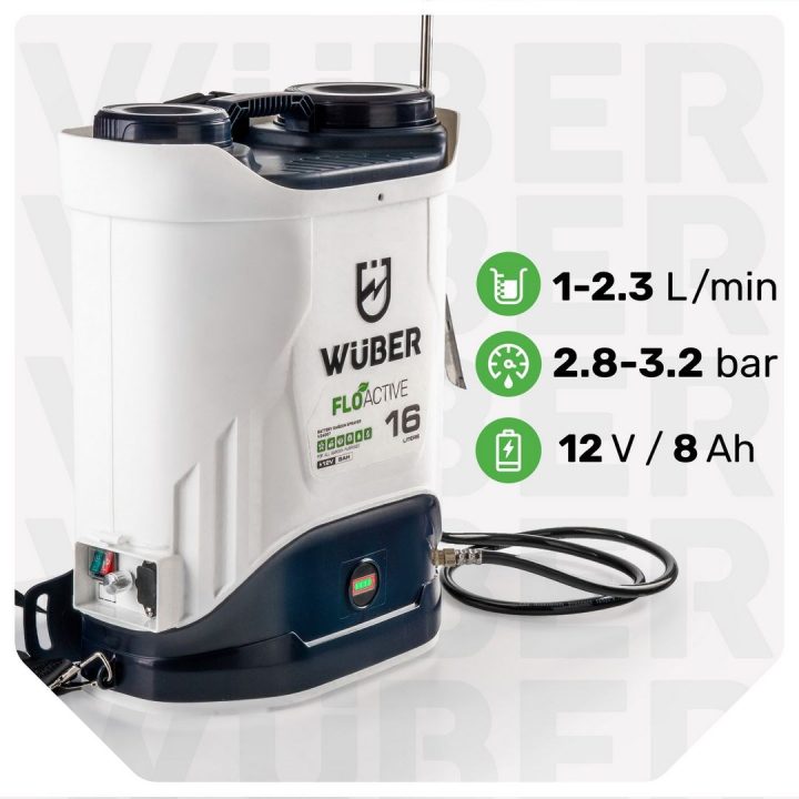 Nebulizzatore a zaino cordless 16 L con miscelatore W24007 WUBER