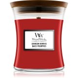 Candela profumata media WOODWICK Hourglass media bacche cremisi 275 g 1 pezzo