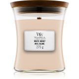 Candela profumata media WOODWICK miele bianco 275 g 1 pezzo
