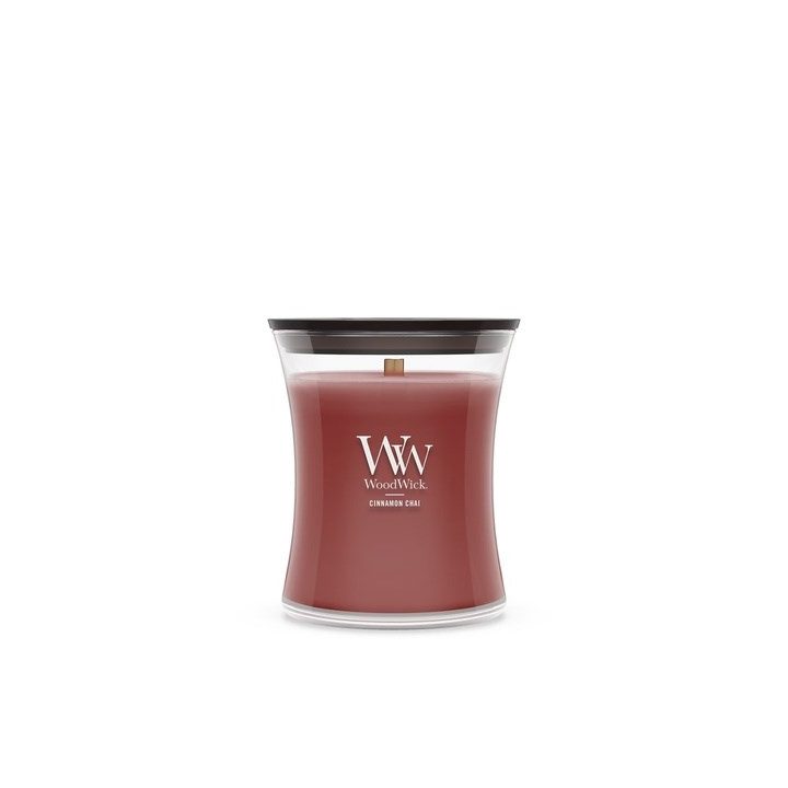 Candela profumata piccola WOODWICK Cinnamon Chai 1 pezzo