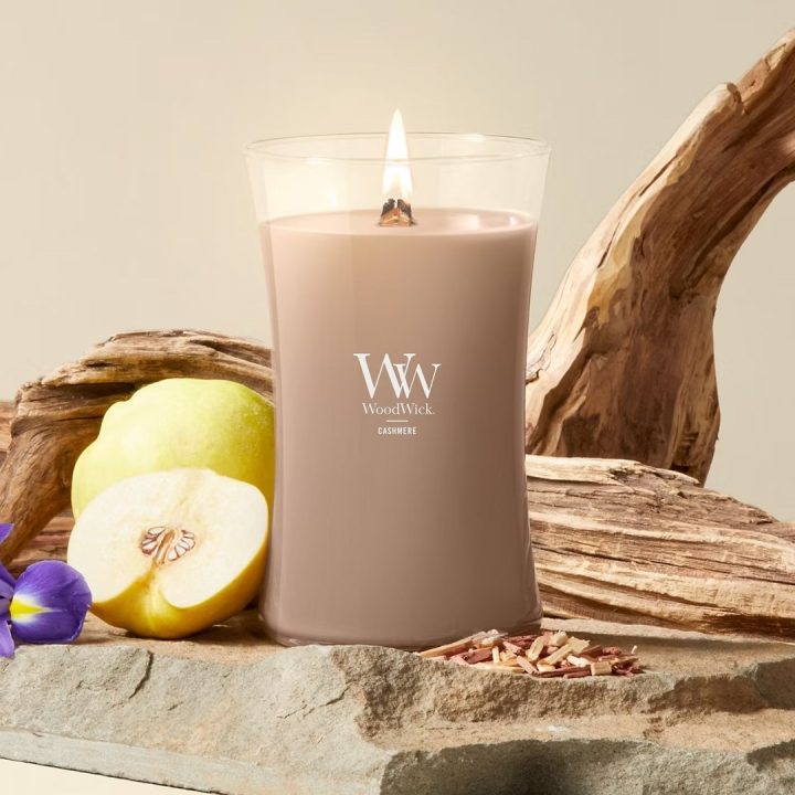 Candela profumata grande WOODWICK Cashmere 609.5 g 1 pezzo