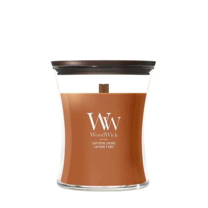 Candela profumata media WOODWICK zafferano affumicato 1 pezzo