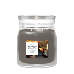 Yankee Candela Crackling Embers candela di cera Cilindro Legno Grigio 1 pz