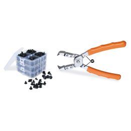 Beta 1478/K3 Kit pinze per pioli con assortimento clips in plastica 014780160